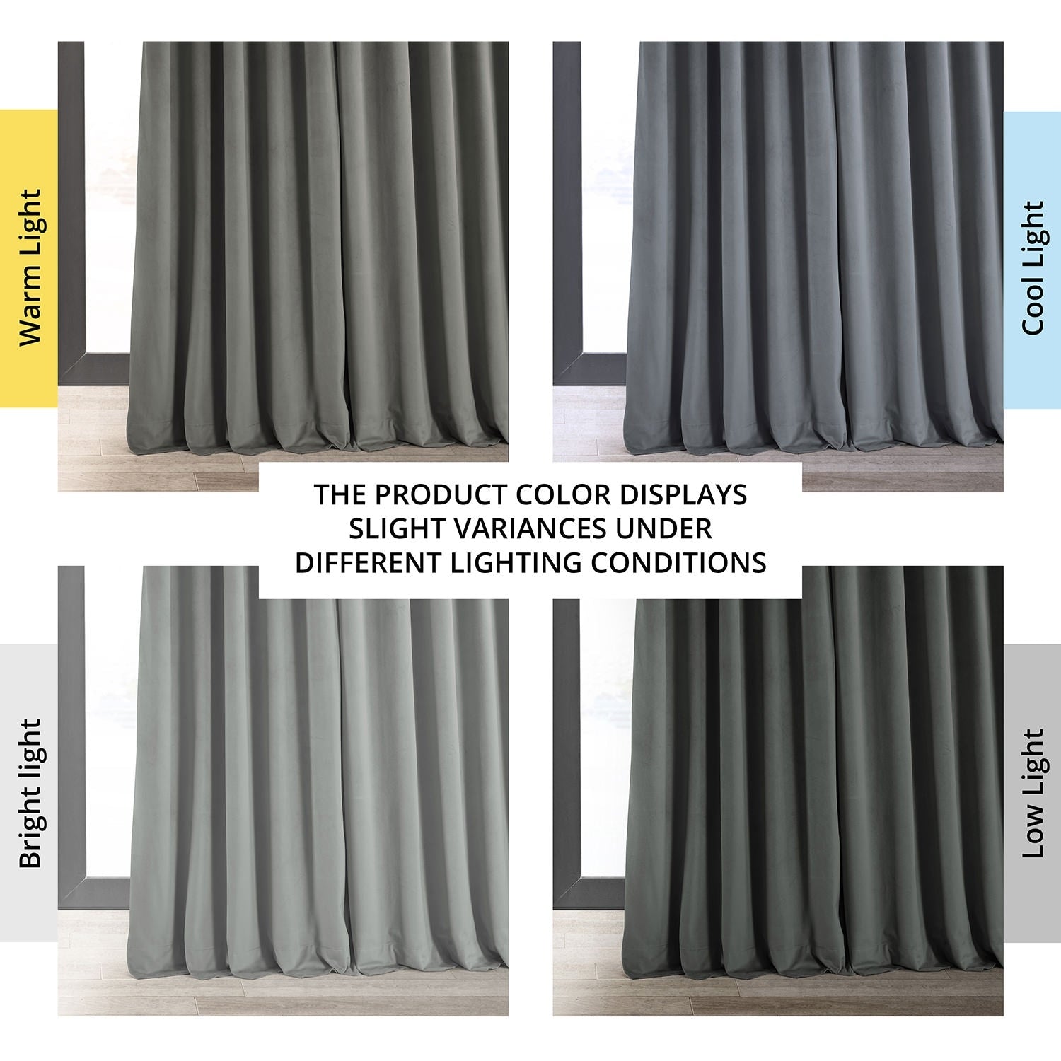 Exclusive Fabrics Signature Extra Wide Velvet Blackout Curtain (1 Panel) - Luxurious Blackout Drapery for Elegant Décor