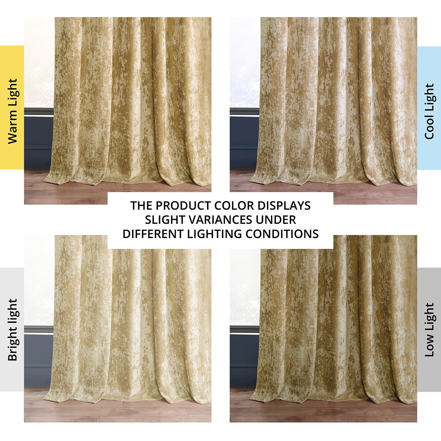 Exclusive Fabrics Lush Crush Velvet Curtains - Room Darkening Curtain for Bedroom & Living Room (1 Panel)