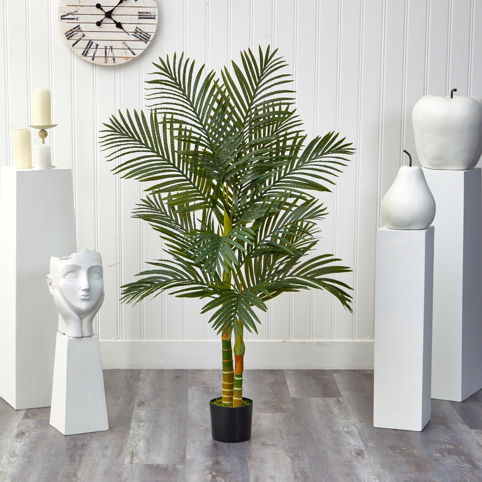 5' Golden Cane Artificial Palm Tree - 6