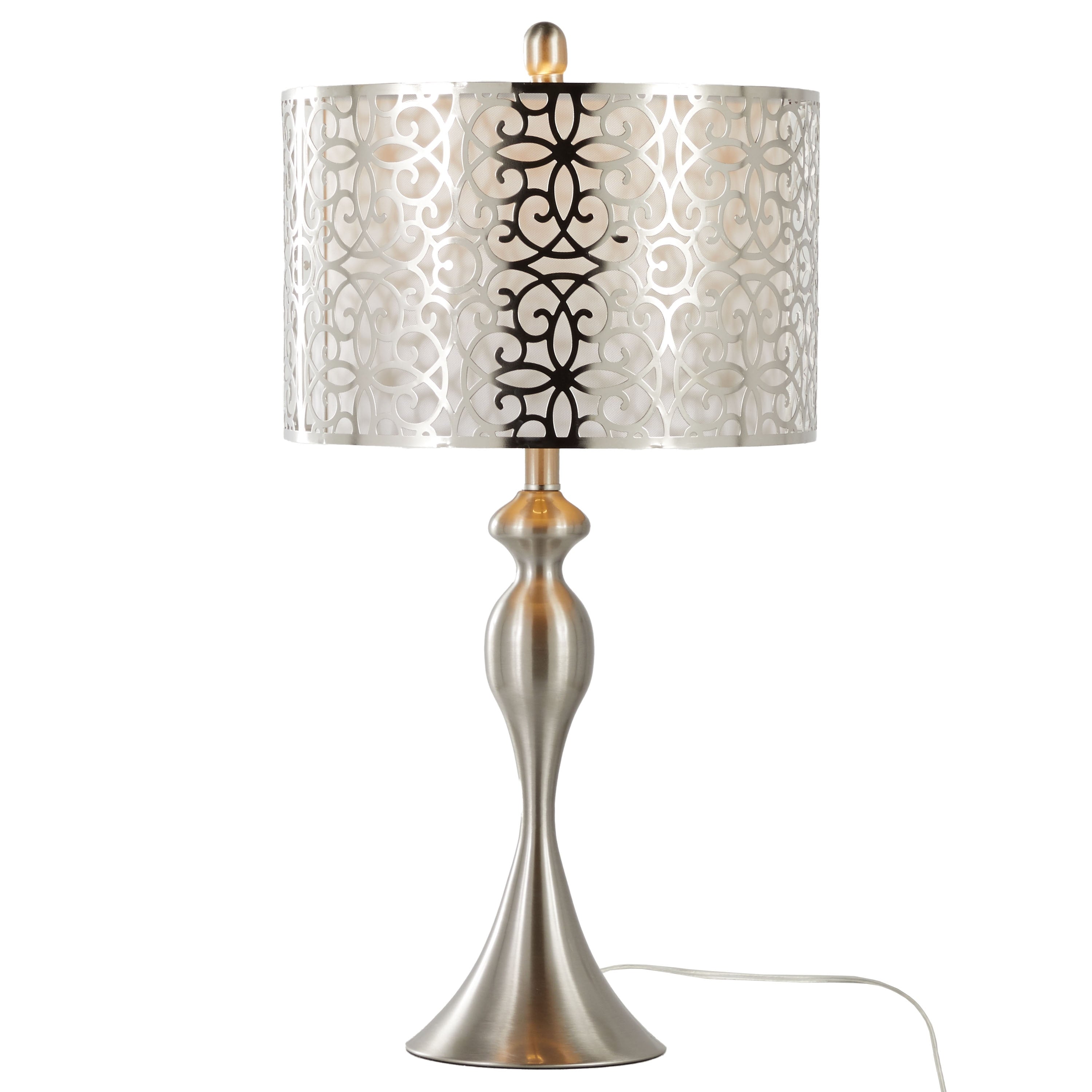 Ashland 27 Metal Table Lamp with Laser Cut Detail (Set of 2) - 27