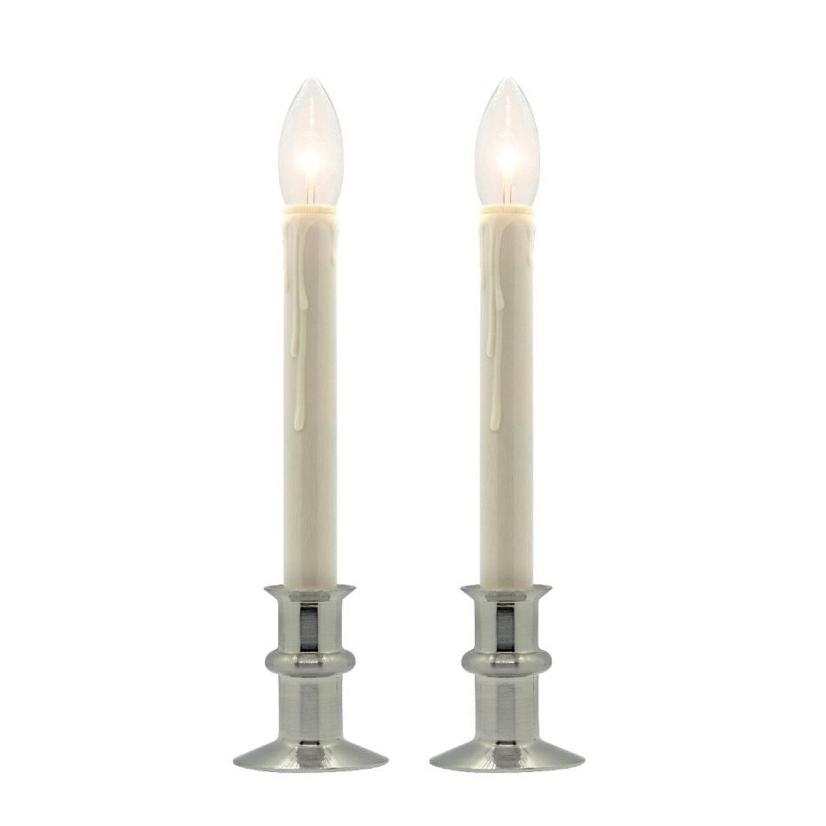 B/O Bi Directional IR Window Hugger Candles w/Remote (Set of 2 or 4)