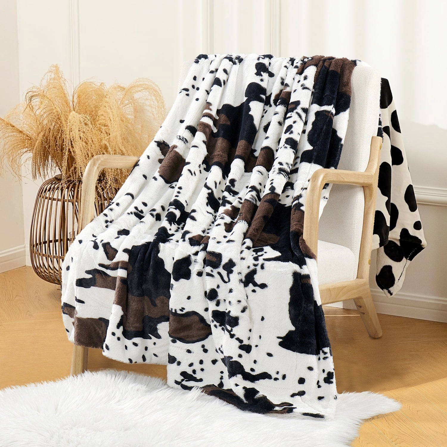 Double Sided Animal Throw