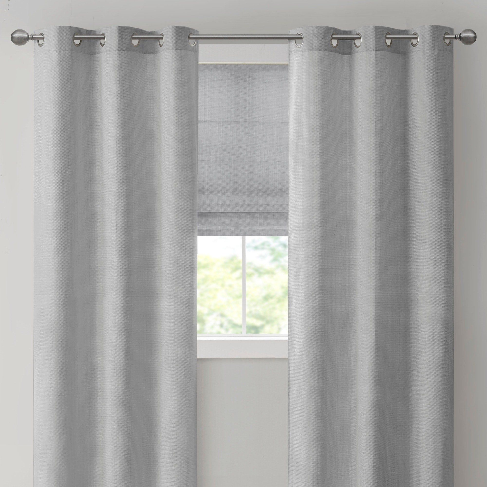 Madison Park Colm Basketweave Room Darkening Curtain Panel Pair