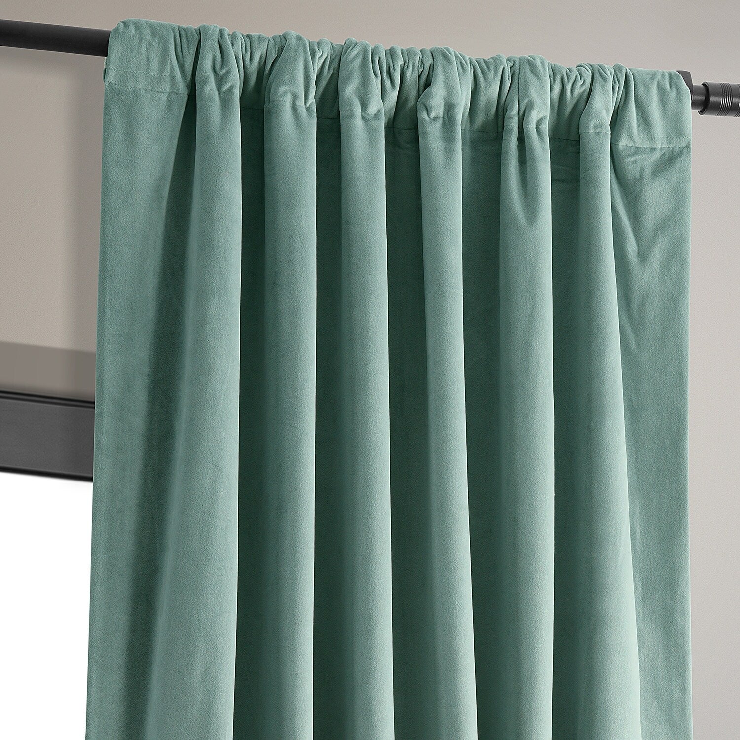 Exclusive Fabrics Signature Velvet Blackout Curtain 120 Inches Long (1 Panel)