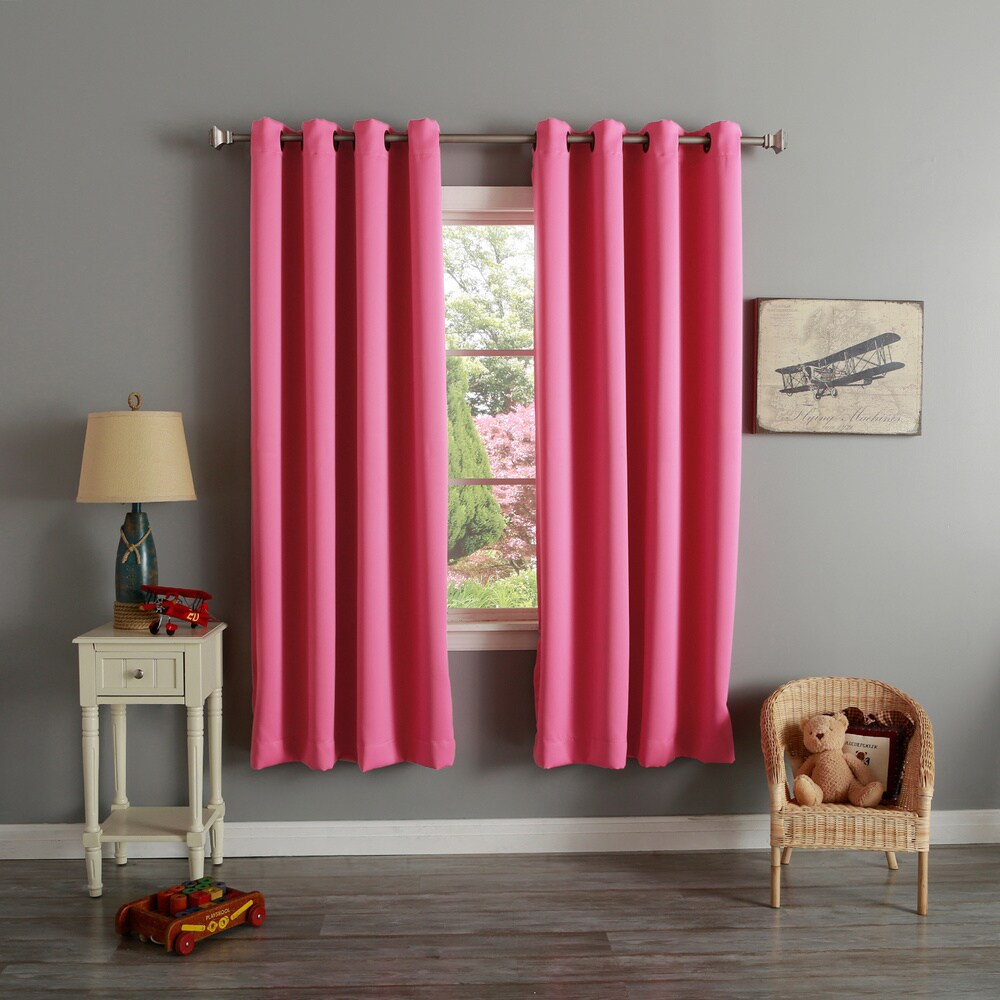 Aurora Home Thermal Insulated 72-inch Blackout Curtain Pair - 52 x 72