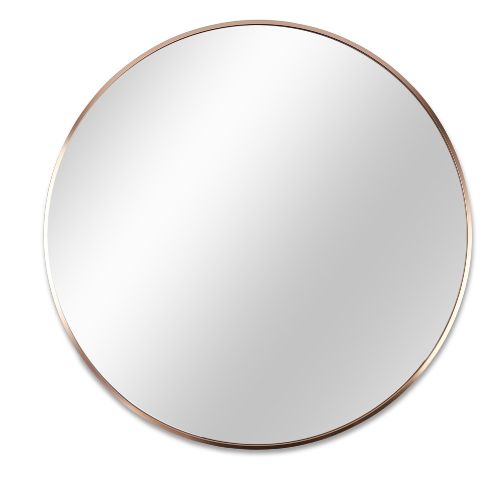 36 IN Metal Round mirror