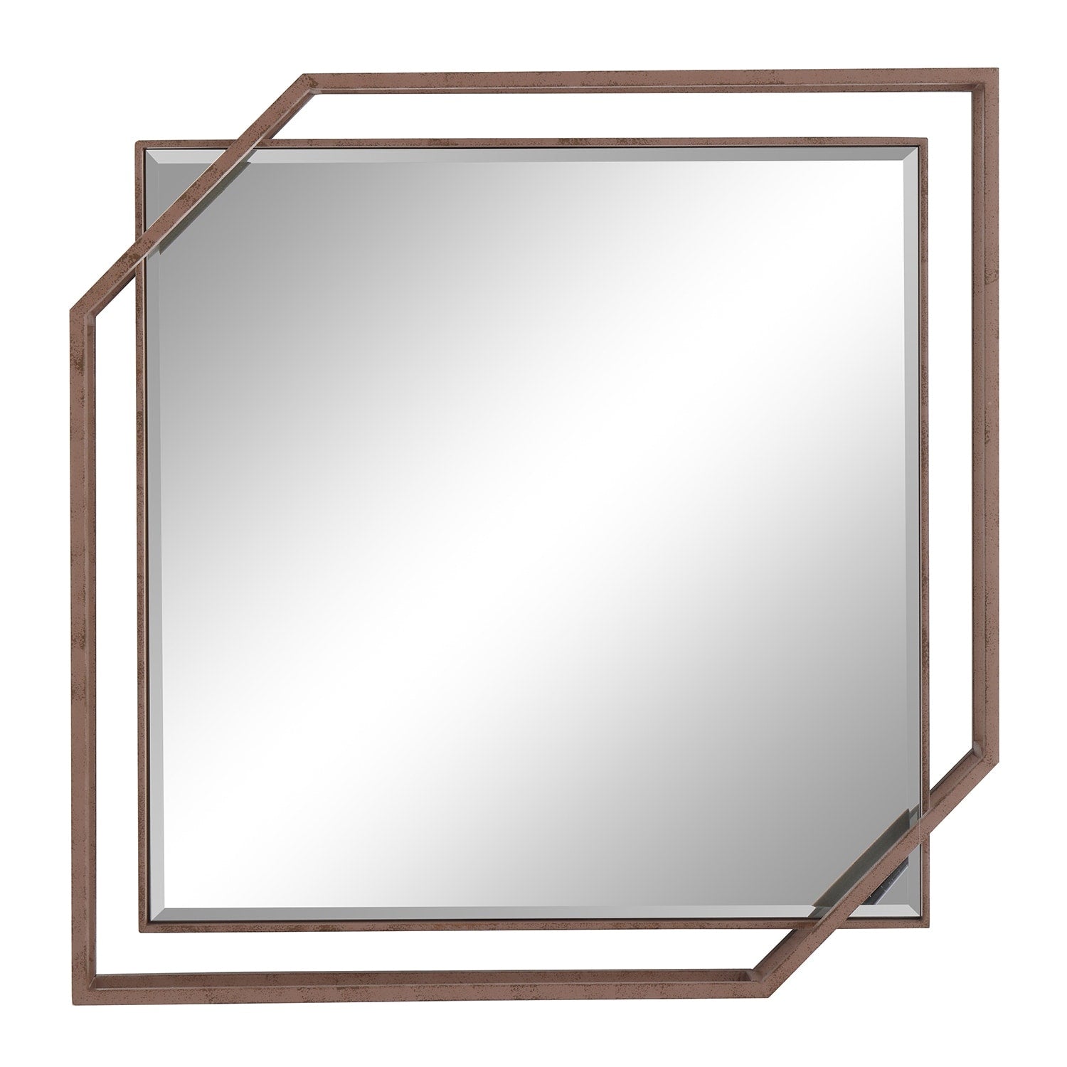 MacLuu Irregular Industrial Wall Mirror - 23.6 x 23.6