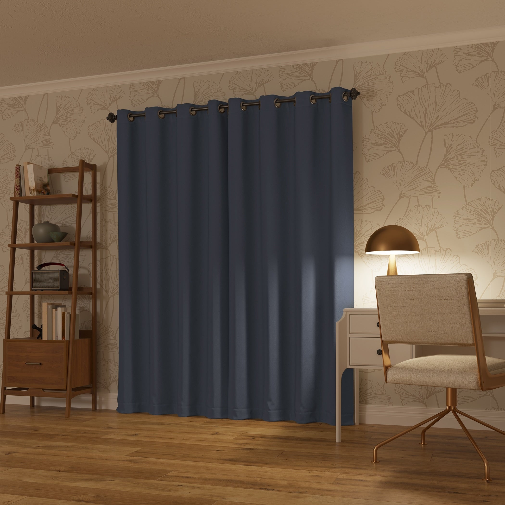 Sun Zero Oslo Theater Grade Extreme Total Blackout Grommet 1-Piece Curtain Panel, Single Panel