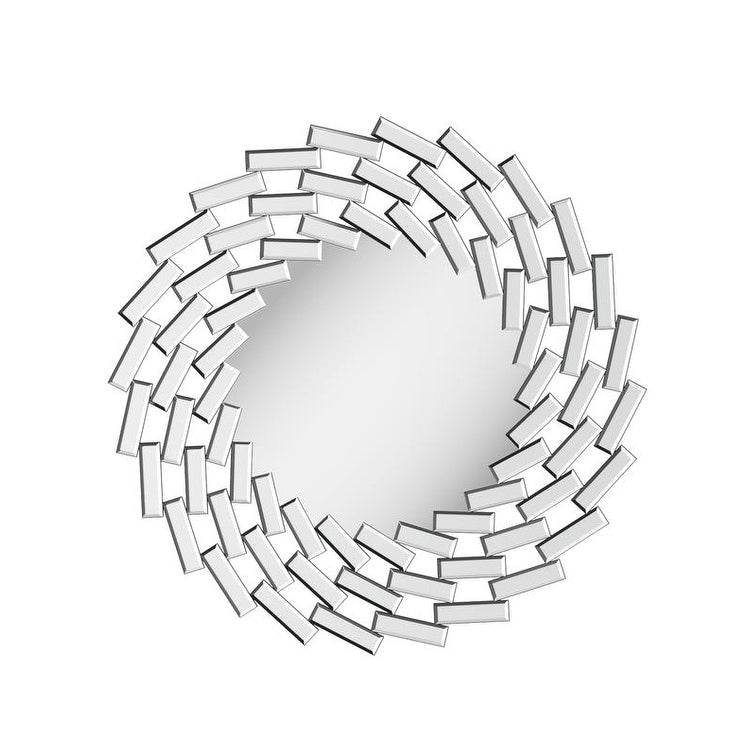 Sunburst Shape Wall Mirror Round Accent Mirror