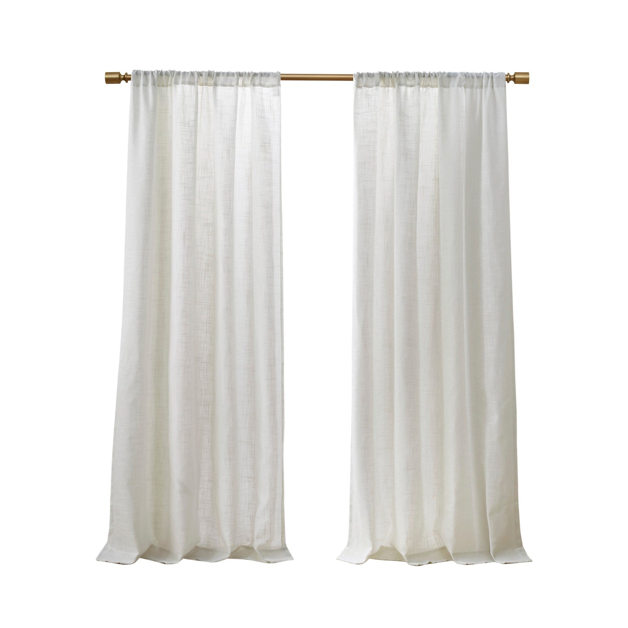 Madison Park Suvi Linen Blend Light Filtering Curtain Panel Pair