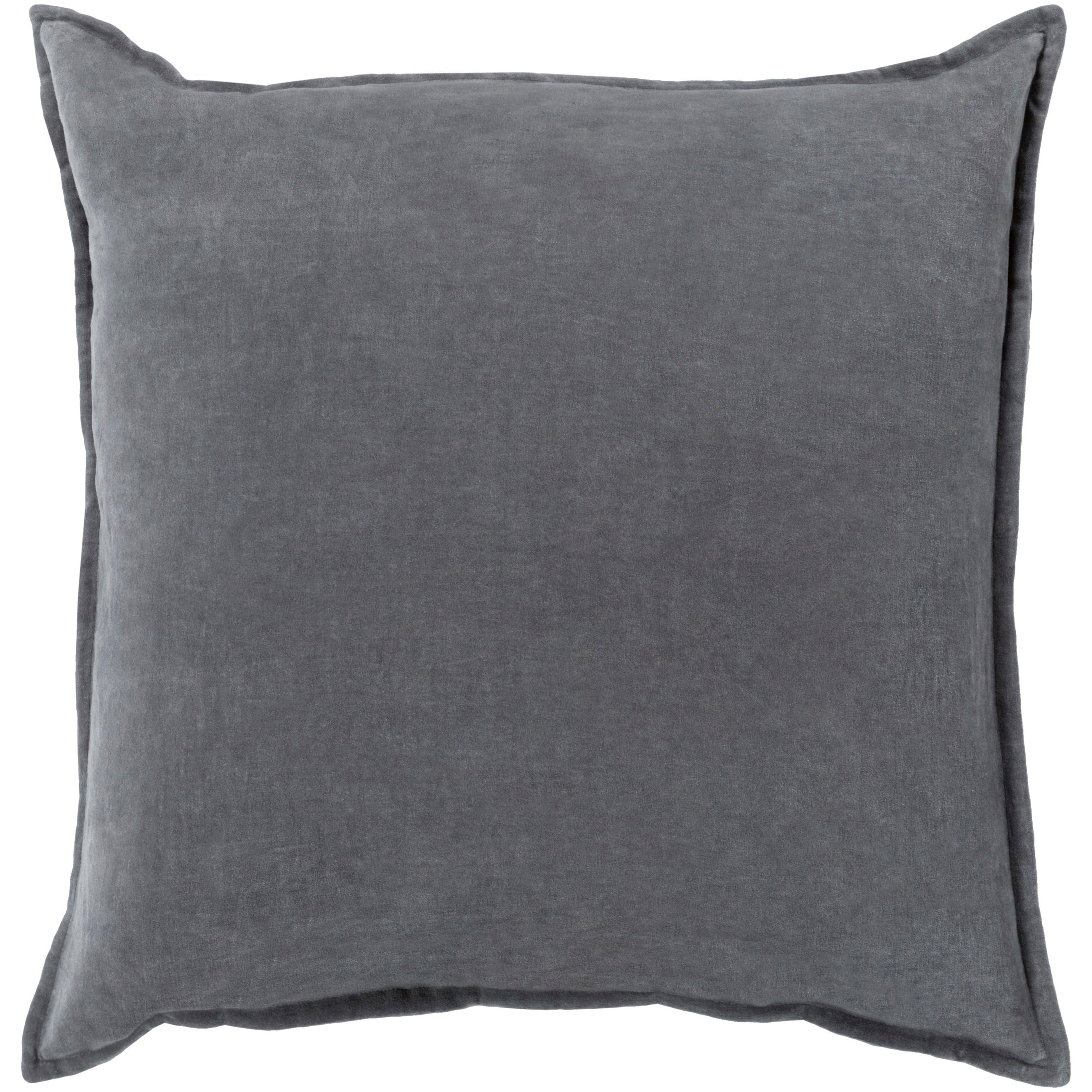 Livabliss Harrell Solid Velvet 22-inch Throw Pillow