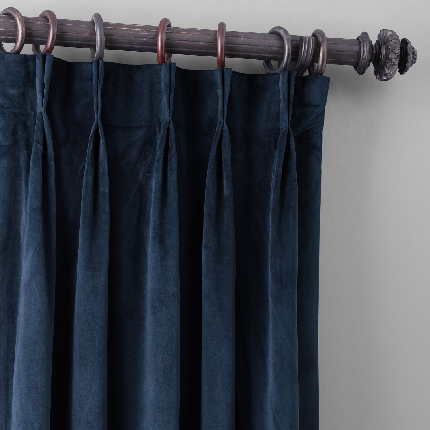 Exclusive Fabrics Signature Pleated Blackout Velvet Curtain (1 Panel)