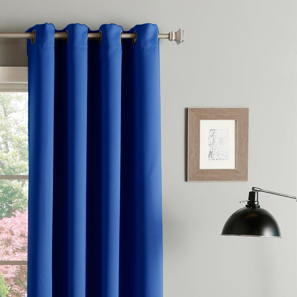 Aurora Home Thermal Insulated Blackout Grommet Top 84-inch Curtain Panel Pair - 52 x 84 - 52 x 84