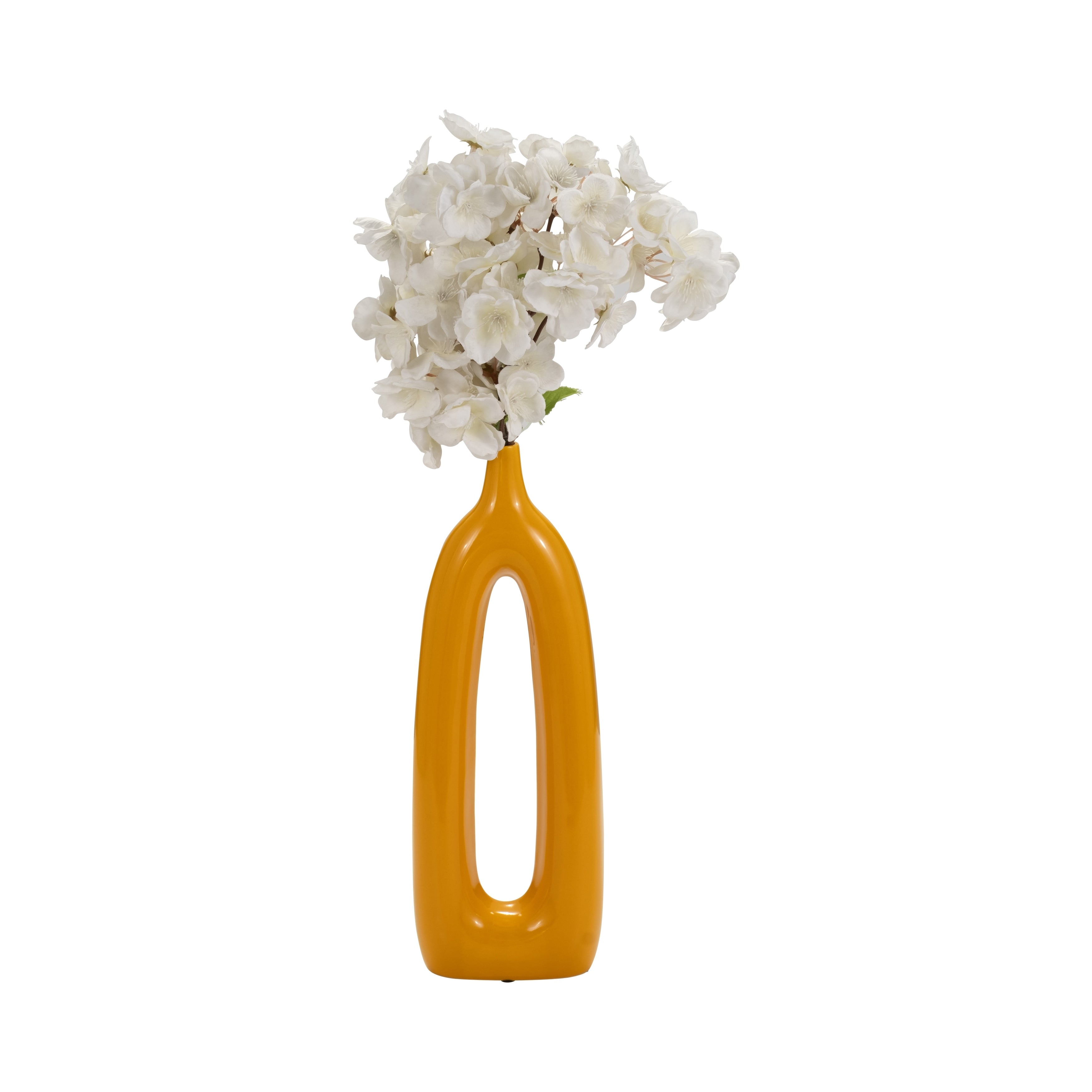 Sagebrook Home's Elegant Ceramic Vase - Perfect For Any Decor