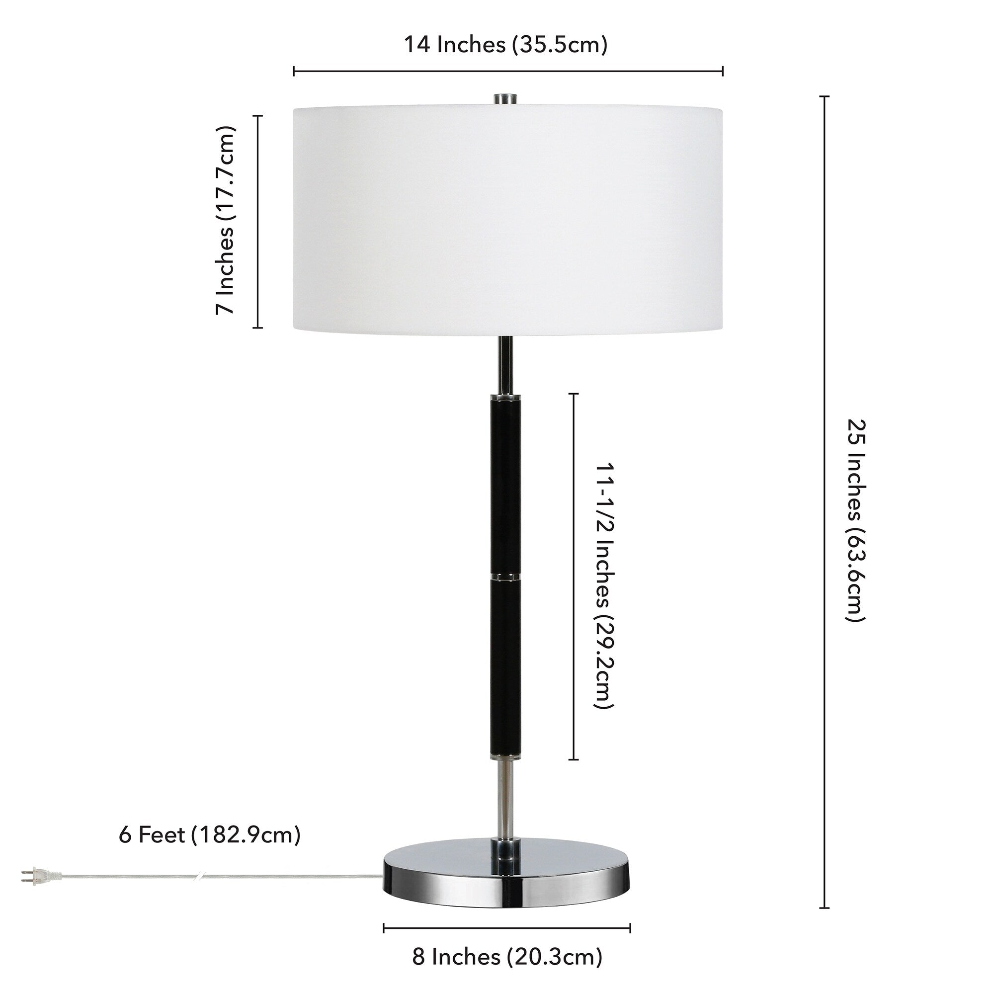 Simone 2-Light Table Lamp