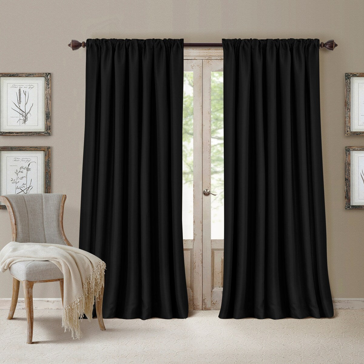 All Seasons Blackout Window Curtain (Single Panel)