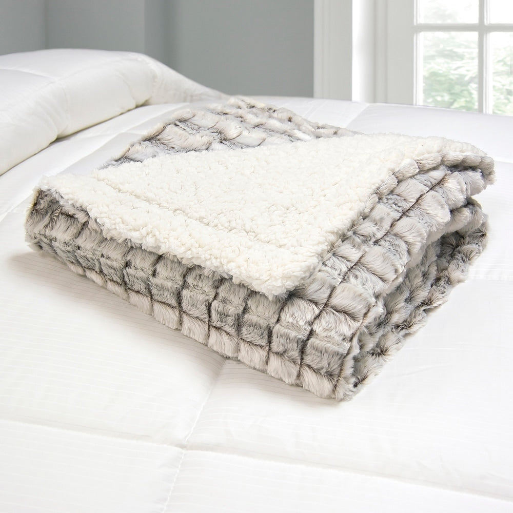 Micromink Reversible To Sherpa Throw