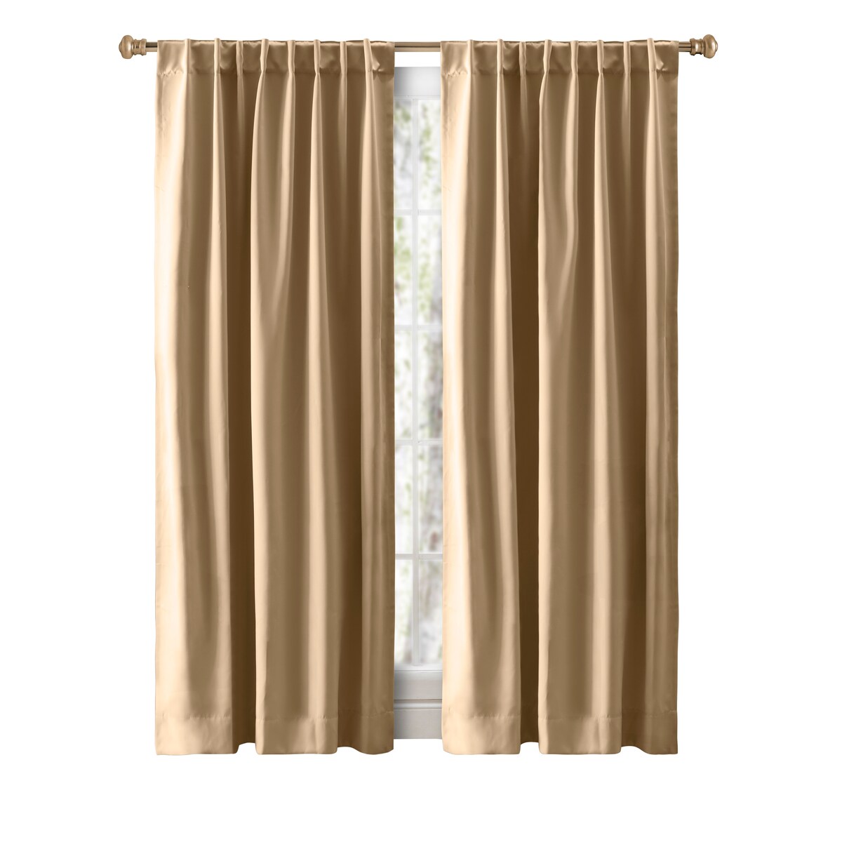 Ultimate Black Out Premium 2-Way Pocket Curtain Panel