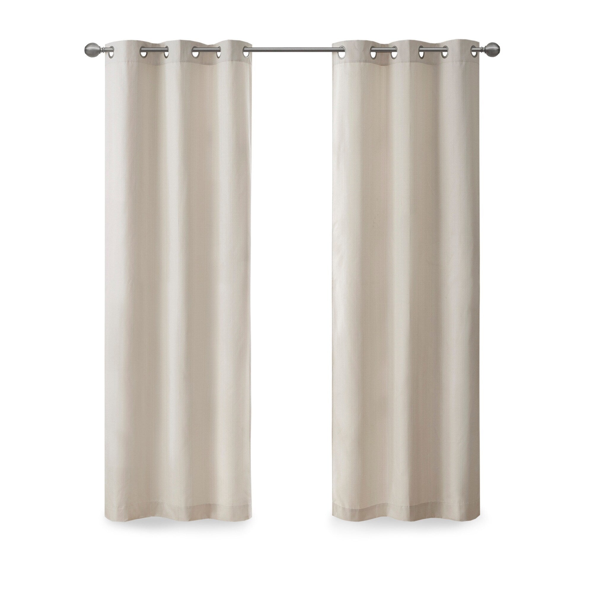 Madison Park Colm Basketweave Room Darkening Curtain Panel Pair