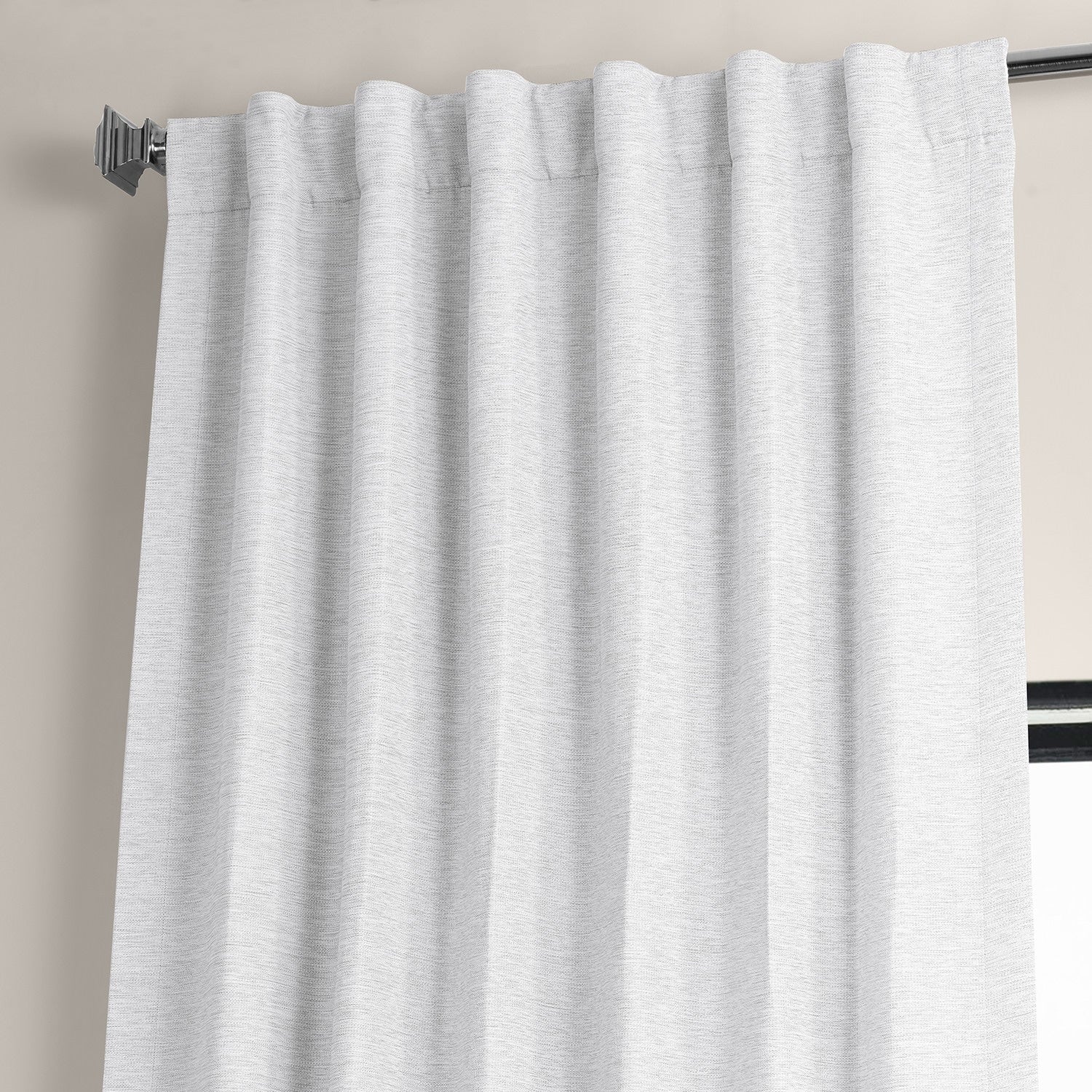 Exclusive Fabrics Off White Bellino Room Darkening Curtain (1 Panel)