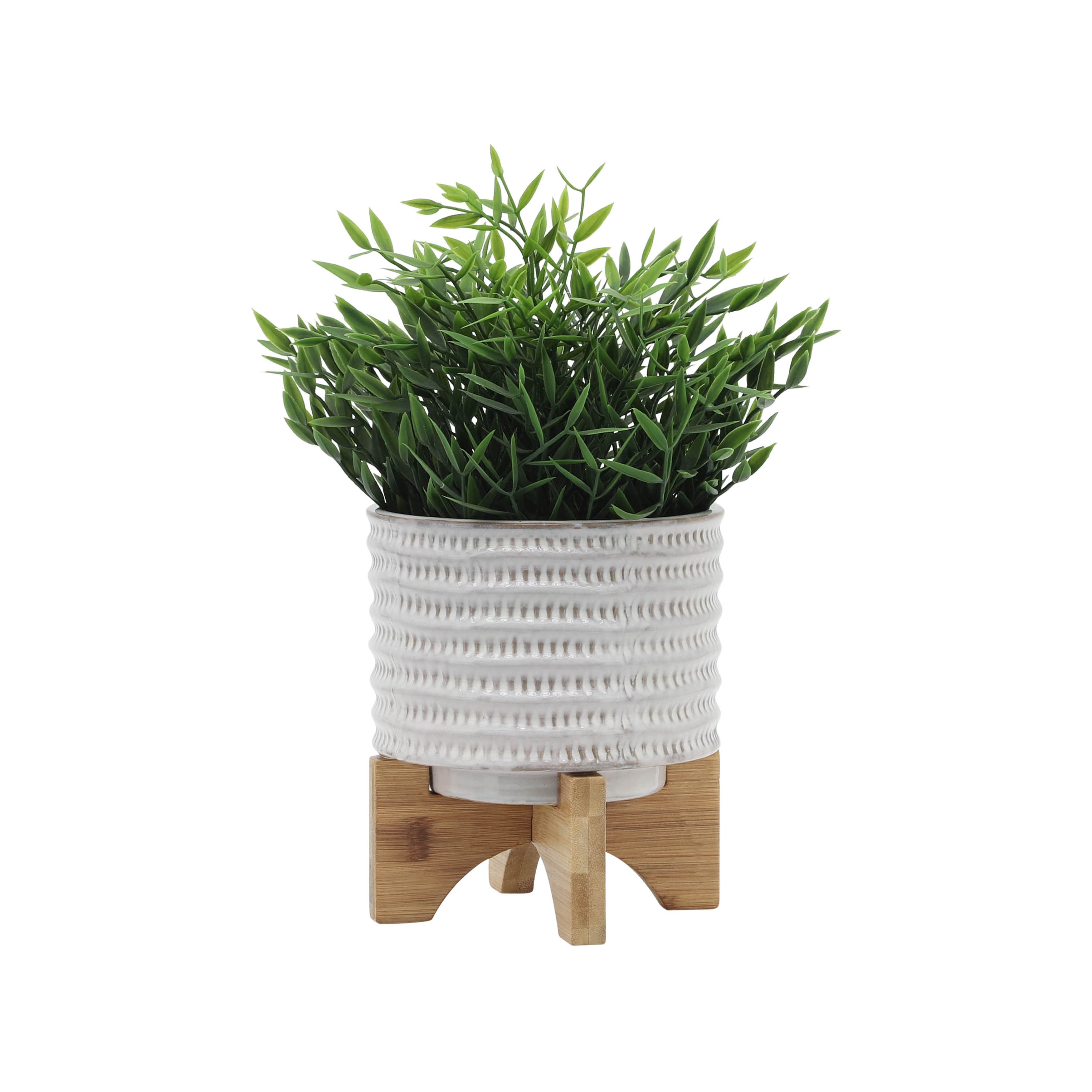 Sagebrook Home's Modern Neutral Planter Indoor/Outdoor