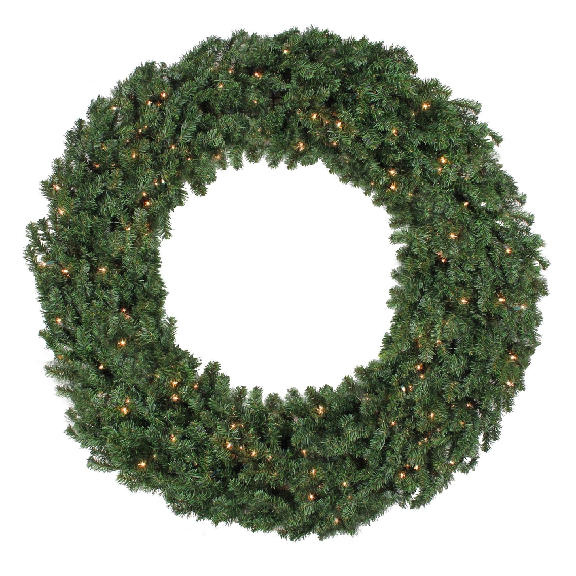 Pre-Lit Canadian Pine Commercial Size Christmas Wreath - 12'