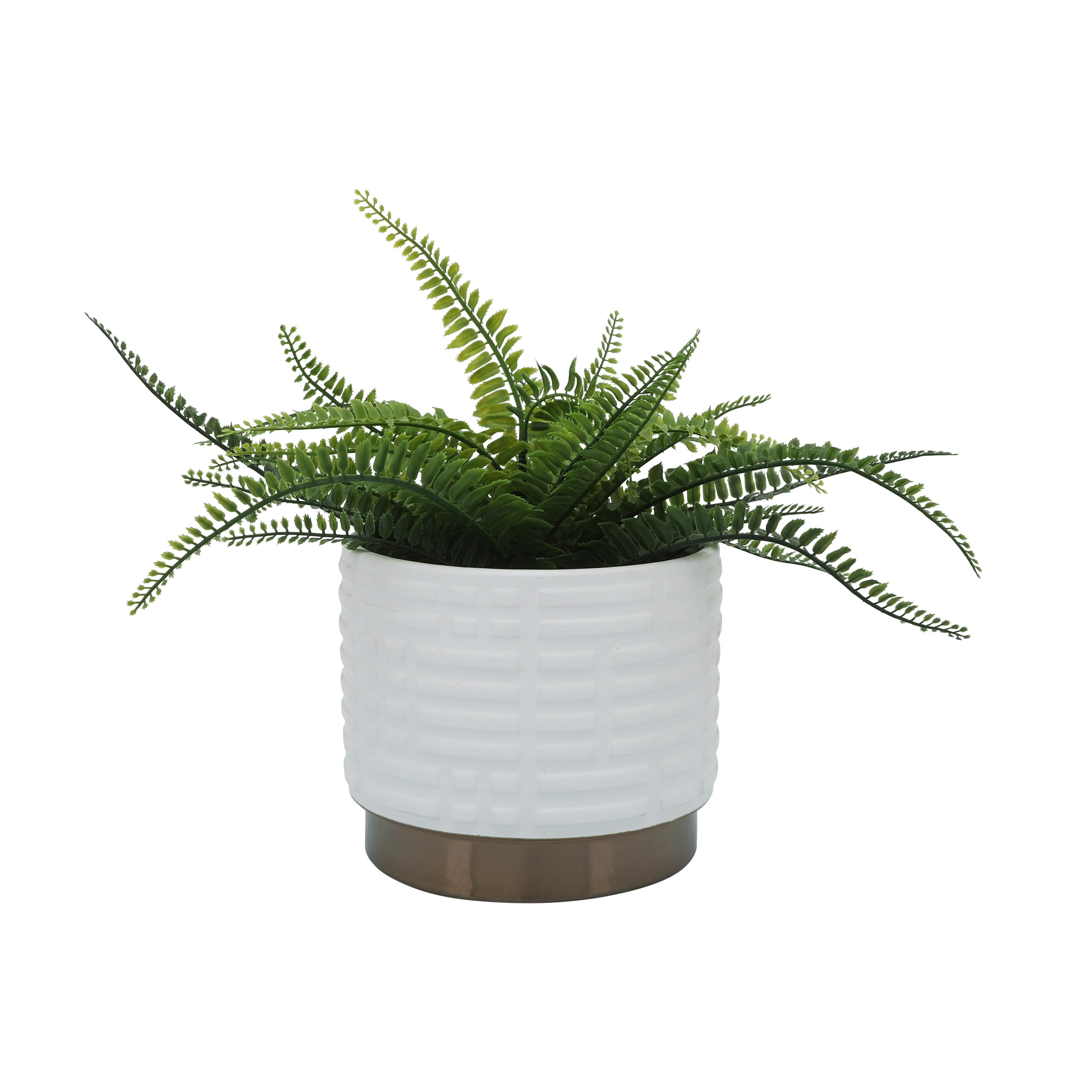 Sagebrook Home Modern Neutral Ceramic Planter Set of 2 - 8x8x7