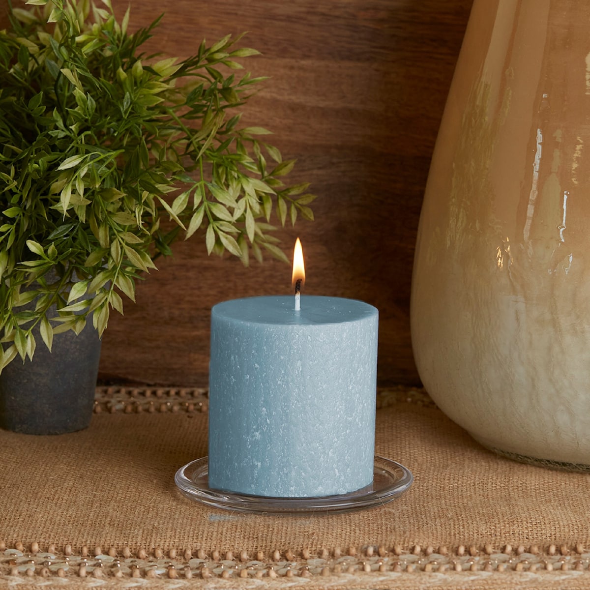 ROOT Unscented 3 In Timberline Pillar Candle 1 ea.