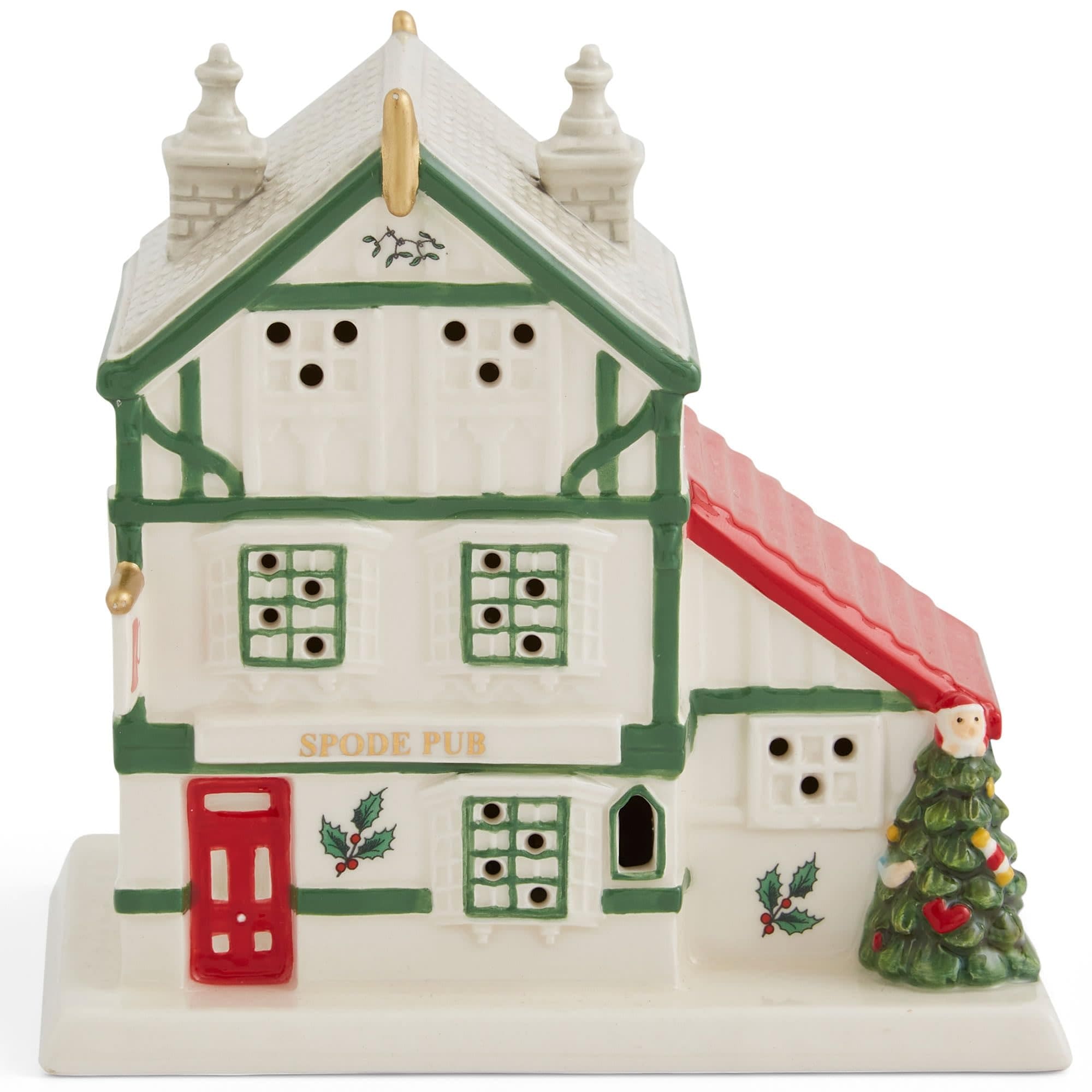 Spode Christmas Tree Village Public House - 5 L X 5.5 H