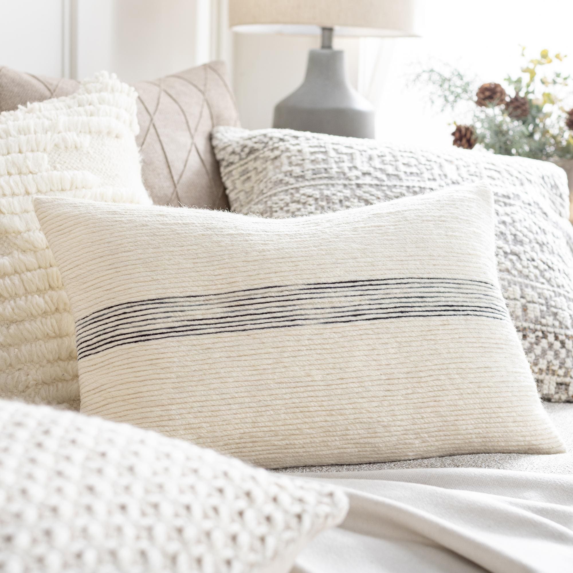 Livabliss Carine Modern Accent Pillow