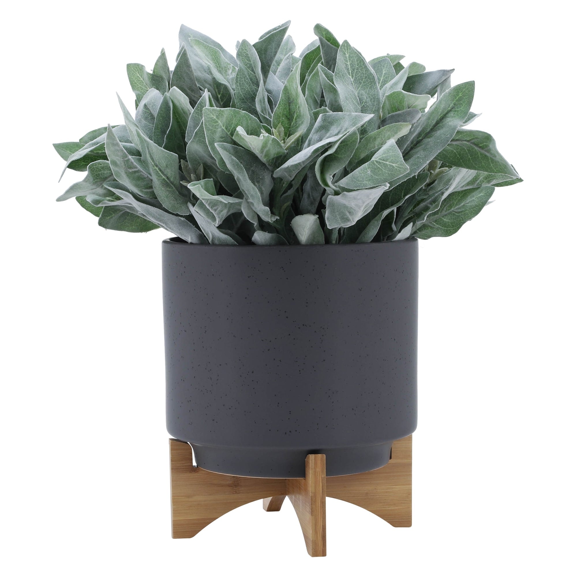 Sagebrook Home Neutral Ceramic Planter Pot with Stand Indoor/Outdoor