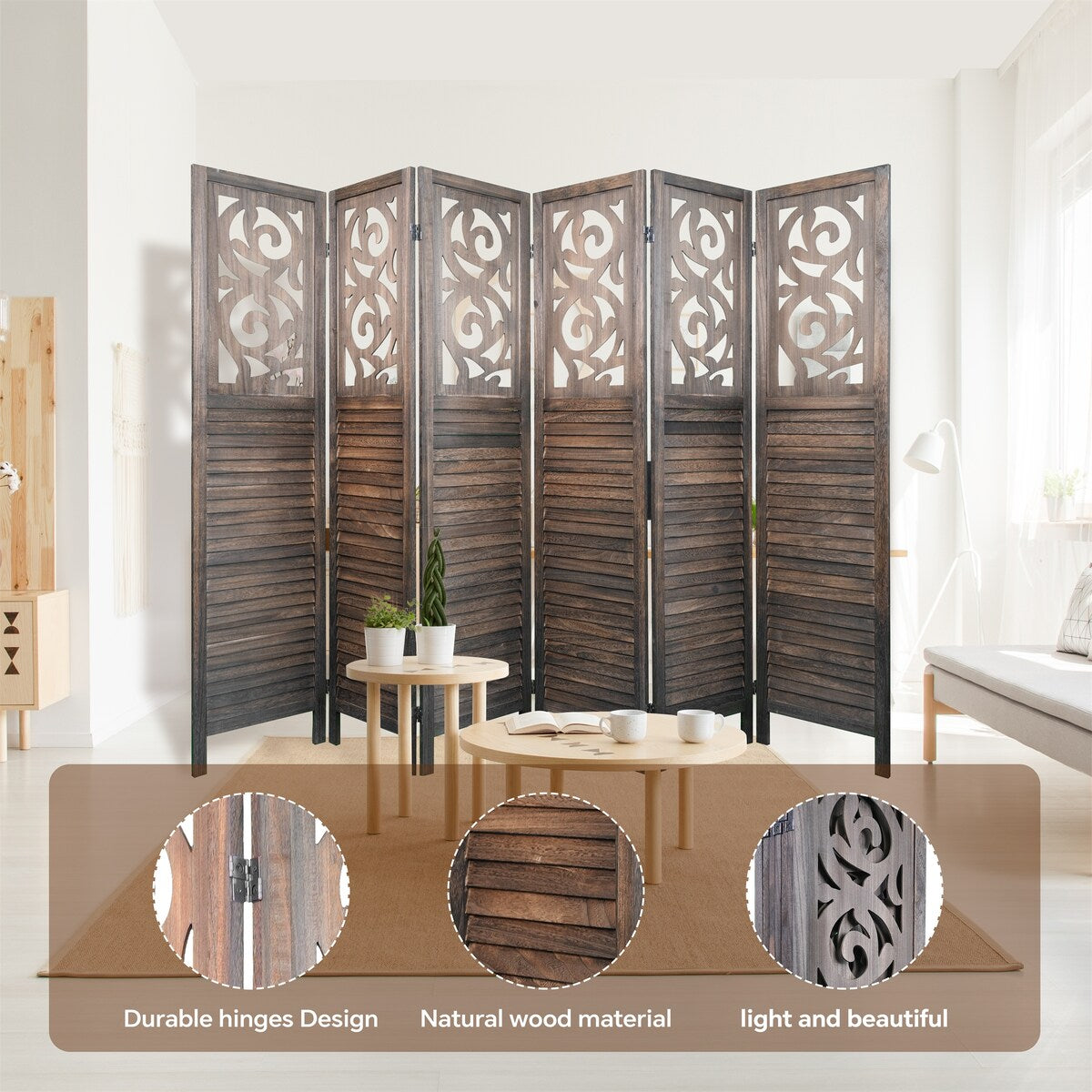 6 Panel Room Dividers