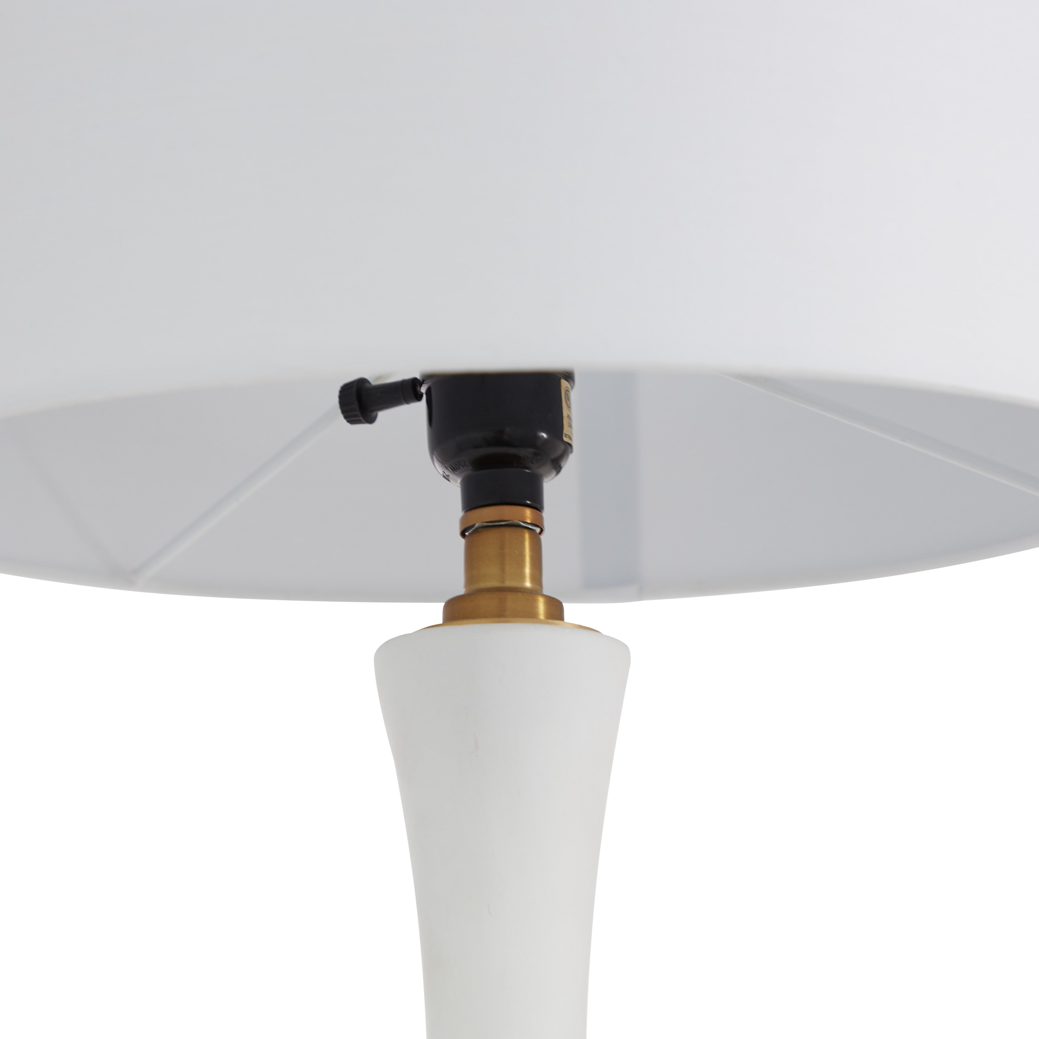 Gold Ceramic Modern Table Lamp - 14 x 13 x 25