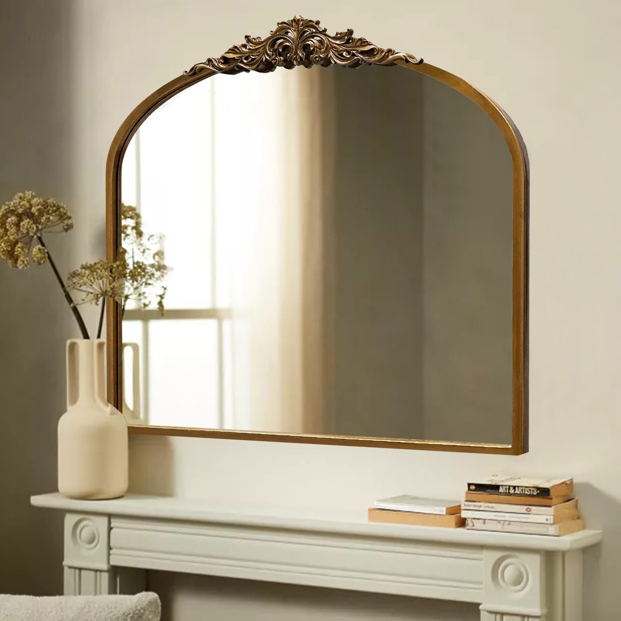 Ornate Vintage Mirror Baroque Gold Mirror