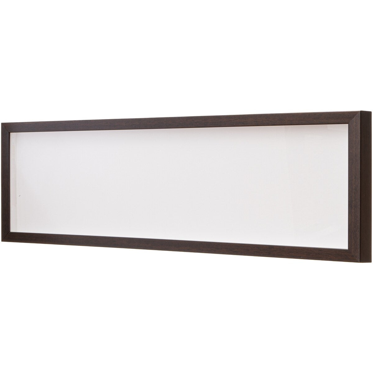 4x12 Brown Walnut Shadow Box Frame | 3/4 of Depth | Includes Hardware