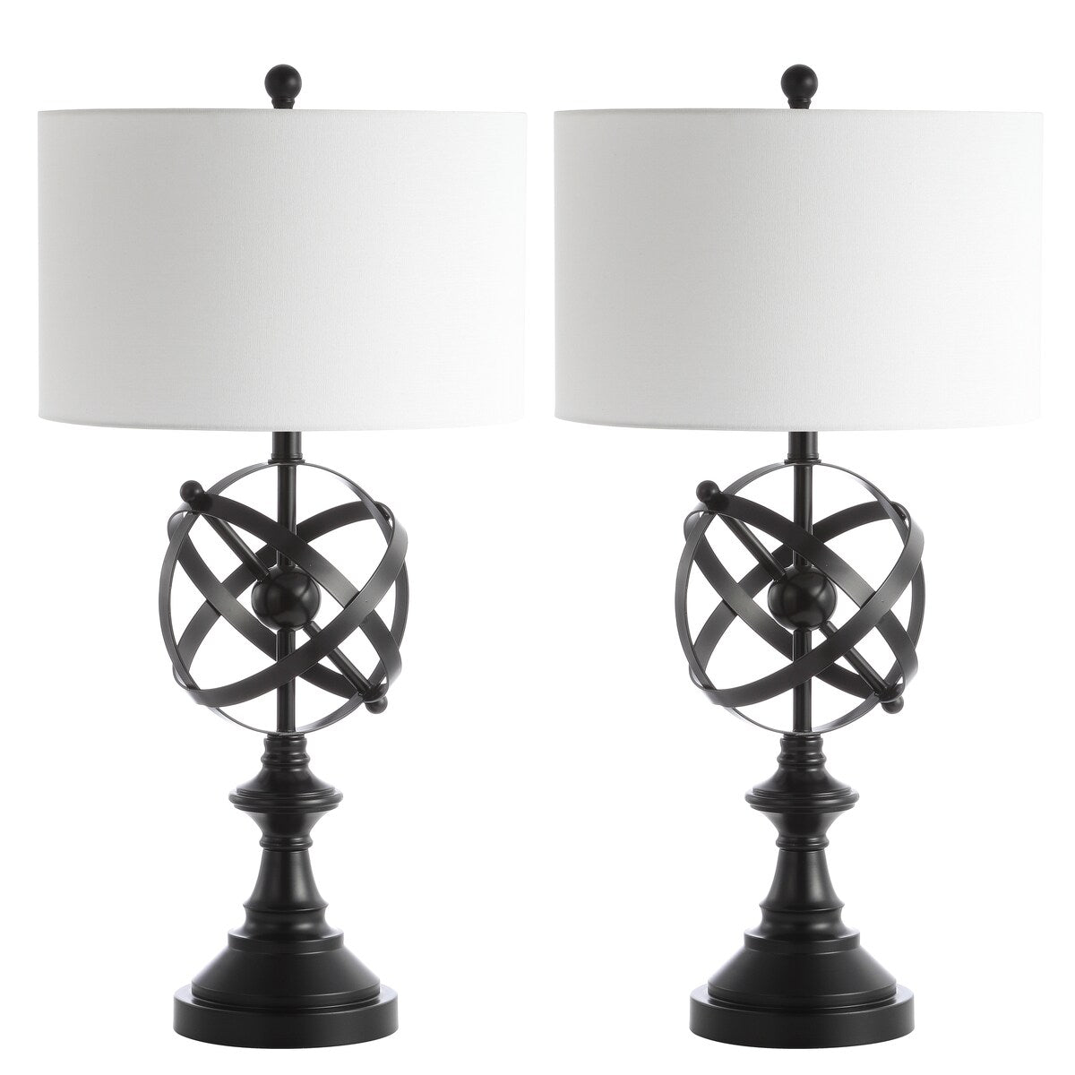 SAFAVIEH Lighting Orvokki 33-inch Iron LED Table Lamp (Set of 2) - 16x16x33 - 16Wx16Dx33H