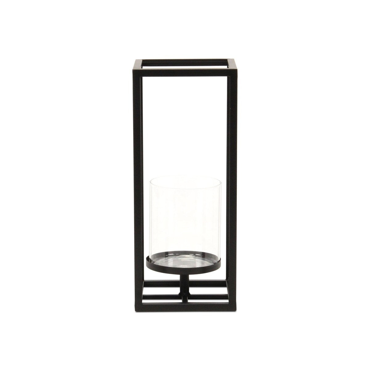 Pembertale Tall Square Black Metal Lantern