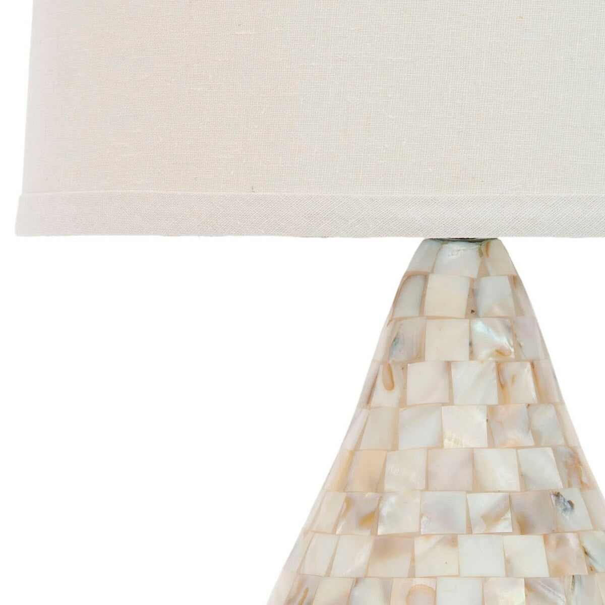 SAFAVIEH Lighting Christal 21-inch Mother Of Pearl Table Lamp (Set of 2) - 12x12x20.5 - 12Wx12Dx21H