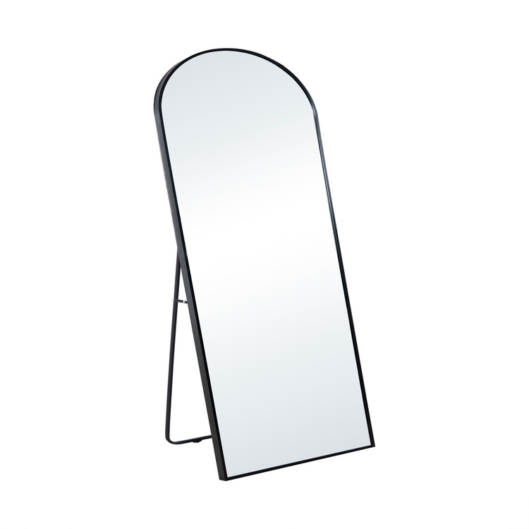 Mabel Arched Aluminum Mirror Full Length Mirror Free Standing Leaning/ Mirror Aluminum Frame for Modern Living 71x 31