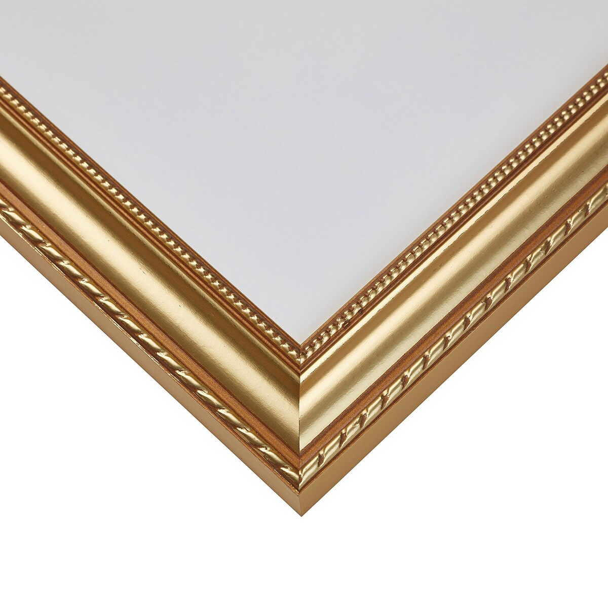 Craig Frames Victoria, Ornate Gold Picture Frame with White Mat Opening