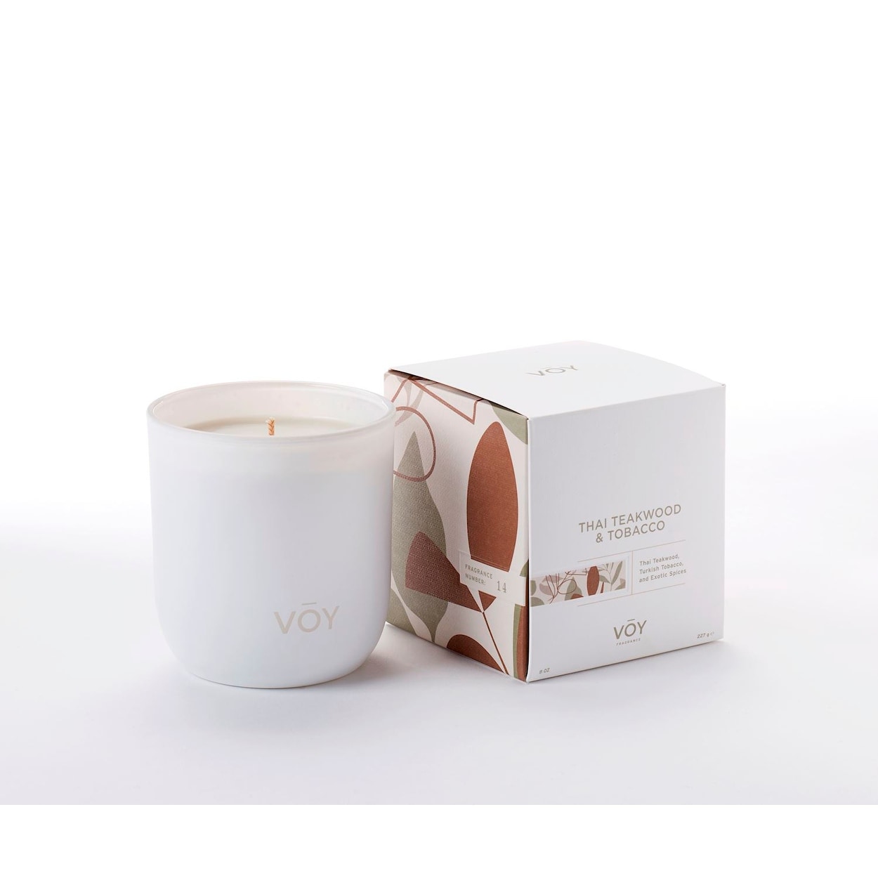 Thai Teakwood & Tobacco Scented Candle