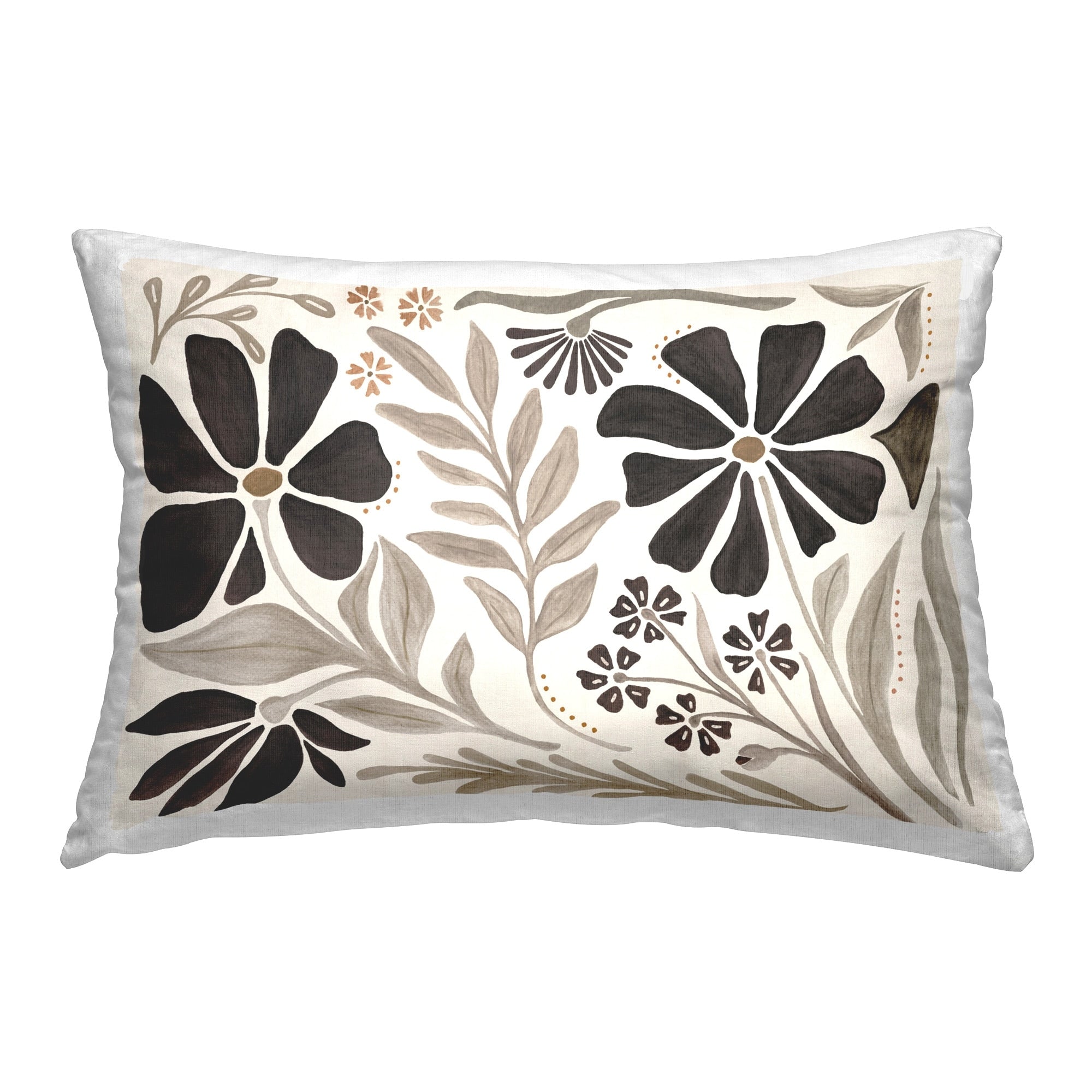 Stupell Modern Boho Petals Decorative Printed Throw Pillow Design by Veronique Charron