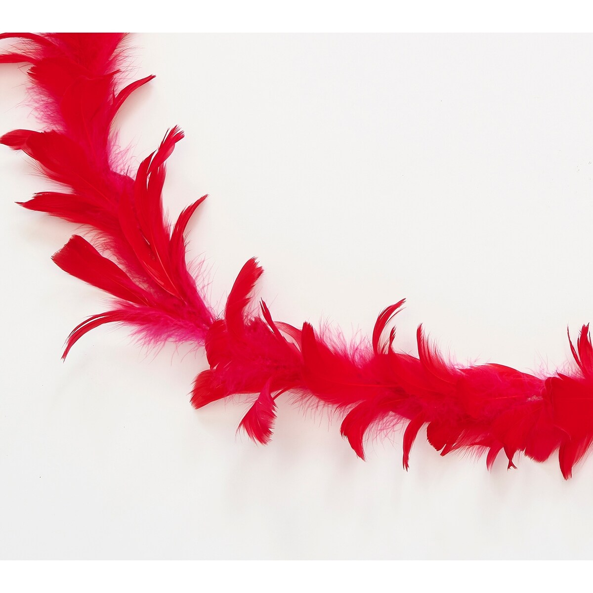 71 Feather Garland, Red - 71