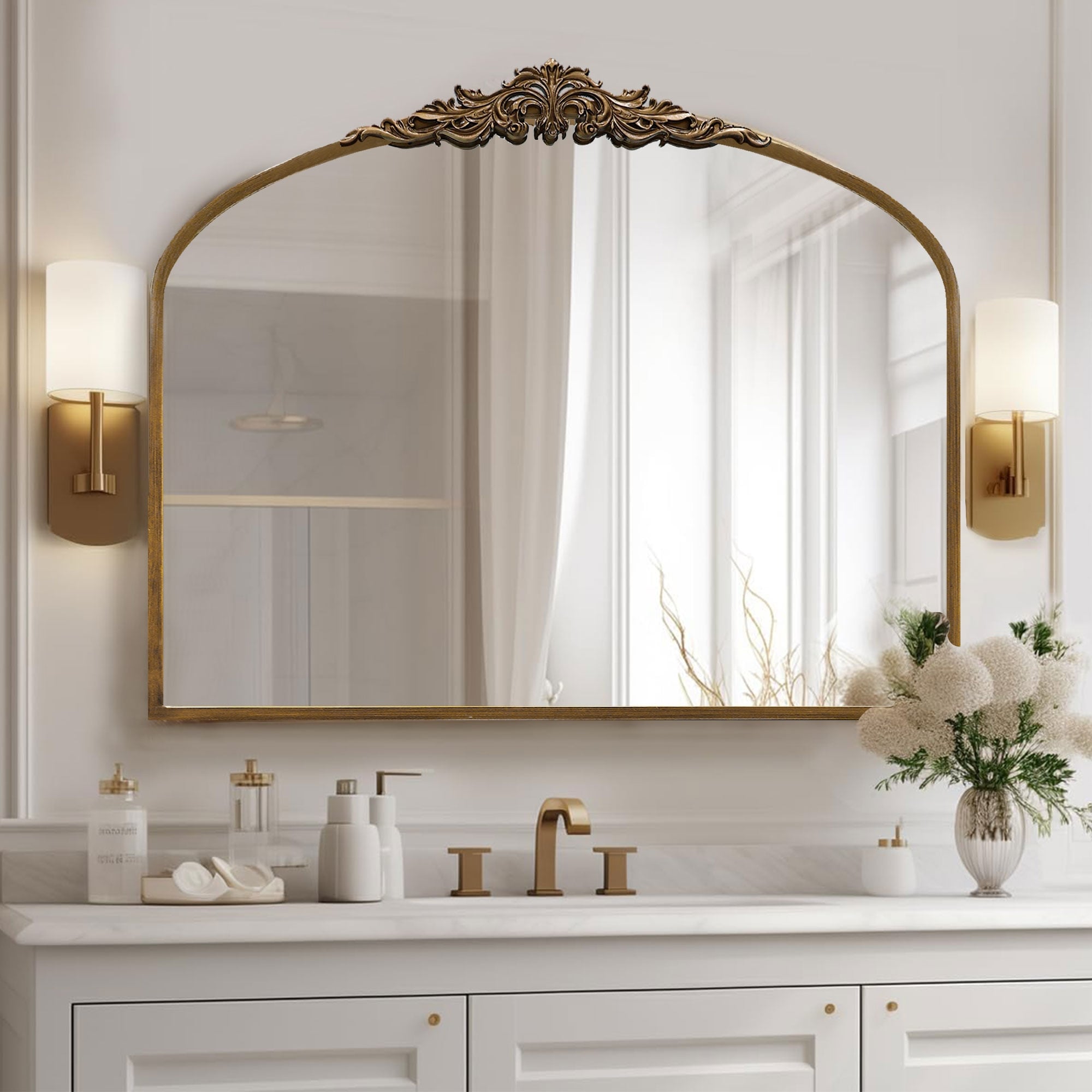 Ornate Vintage Mirror Baroque Gold Mirror