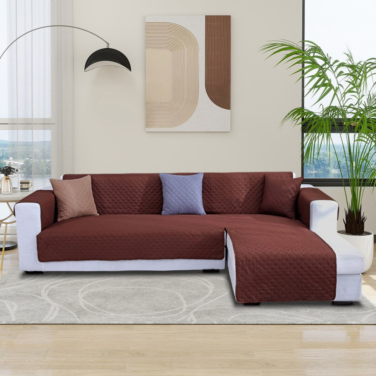 Sofa Couch Cover L Shaped Slipcover Furniture Protector