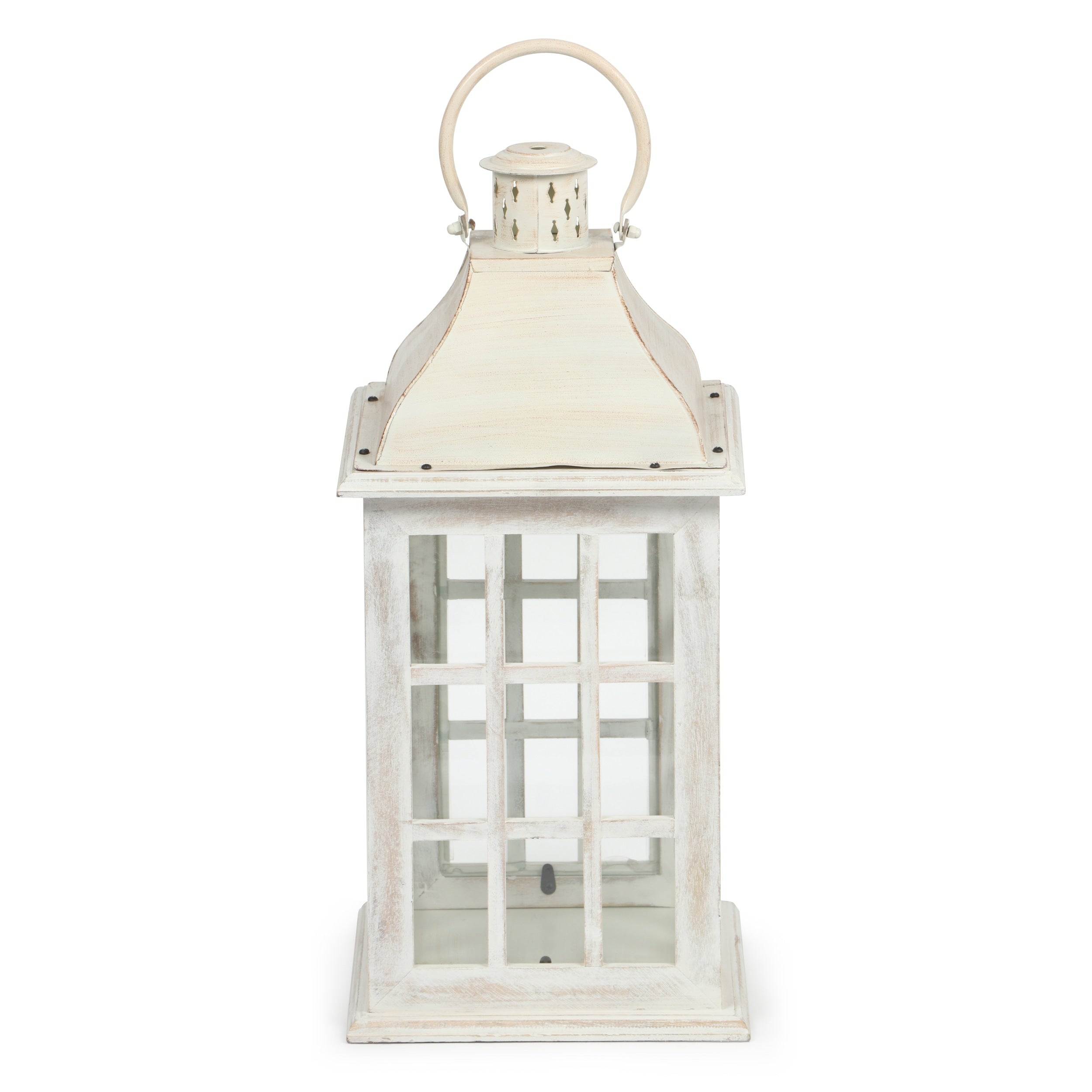 Hooven Indoor Mango Wood Handcrafted Decorative Lantern by Christopher Knight Home