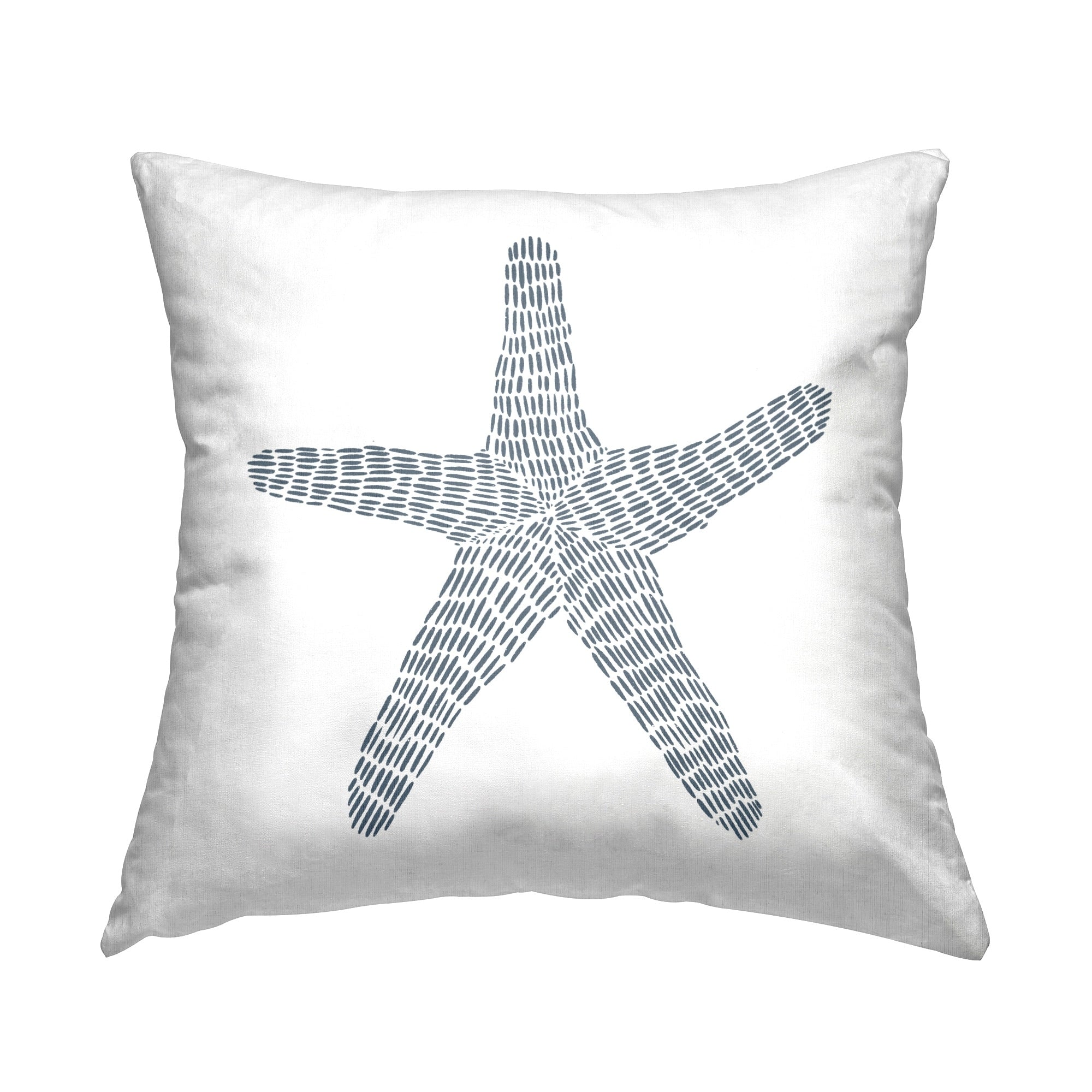 Stupell Minimal Starfish on White Decorative Printed Throw Pillow Design by Jetty Home, LLC