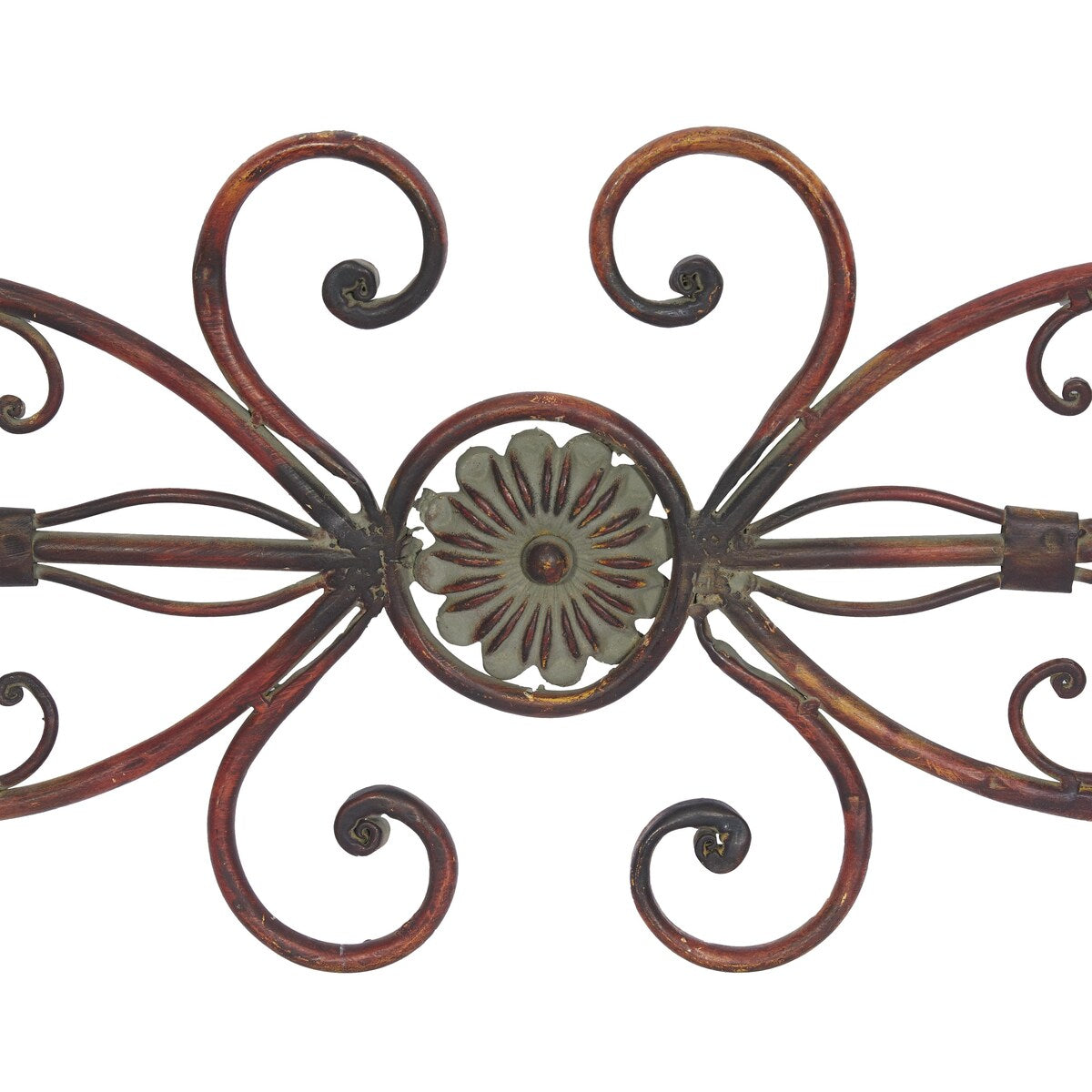 Metal Scroll Home Wall Decor - Brown - Roche River Decor