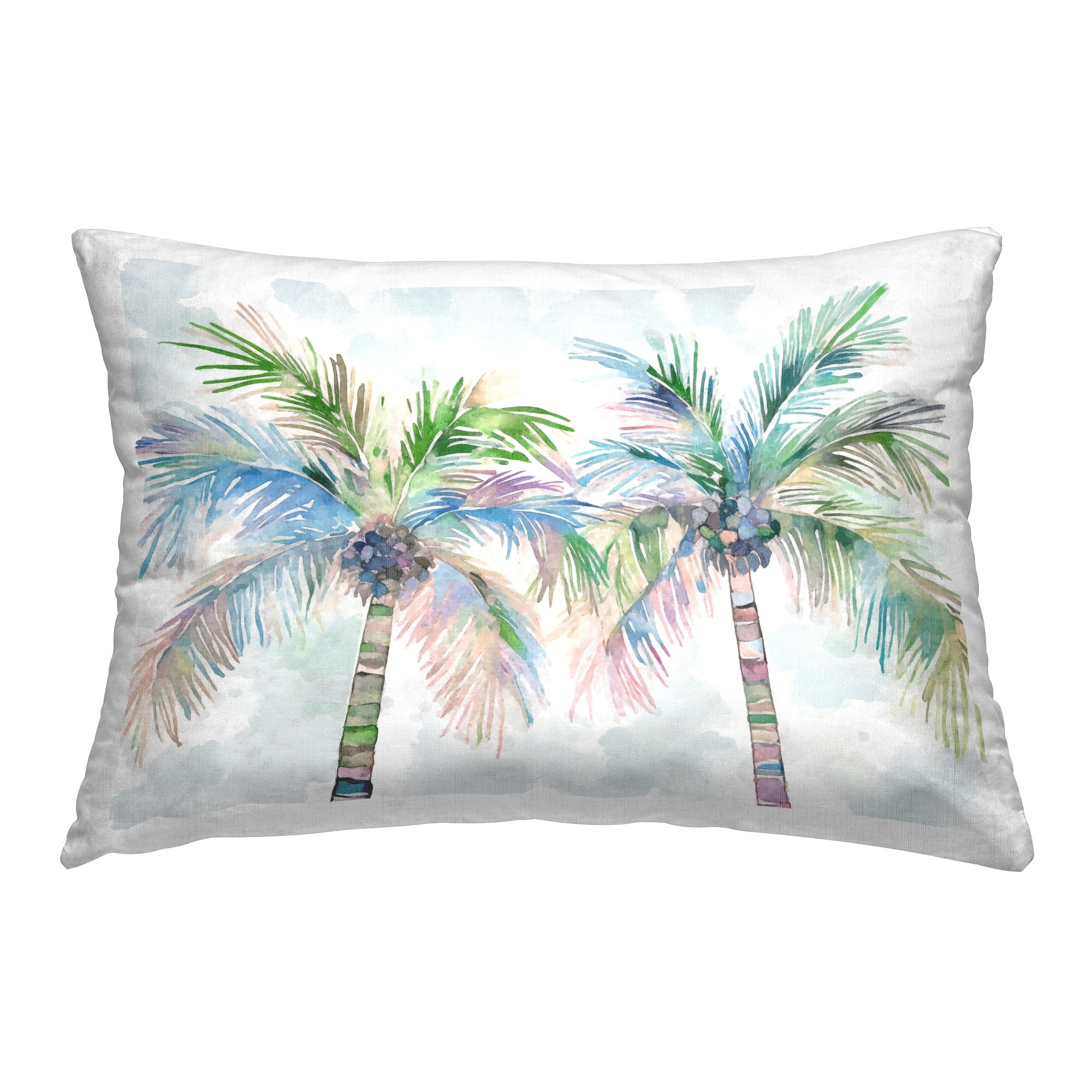 Stupell Soft Palm Tree Pair Decorative Printed Throw Pillow Design by Ziwei Li