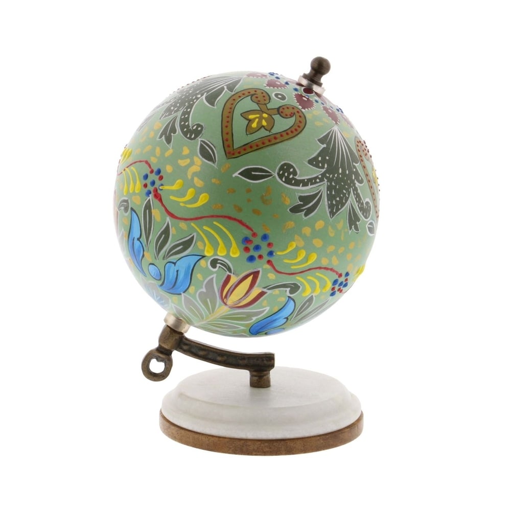 Multi Resin Traditional Globe 7 x 5 x 5